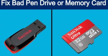 Fix Bad Pen Drive or Memory Card