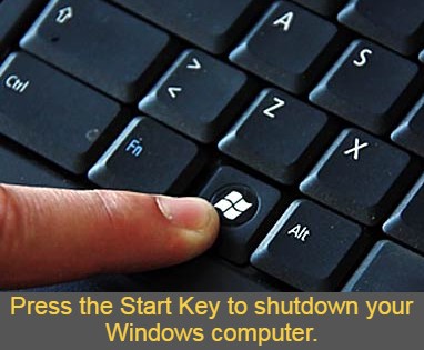 How to shutdown laptop