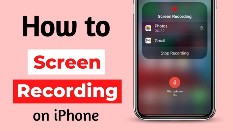 how to screen record on iphone