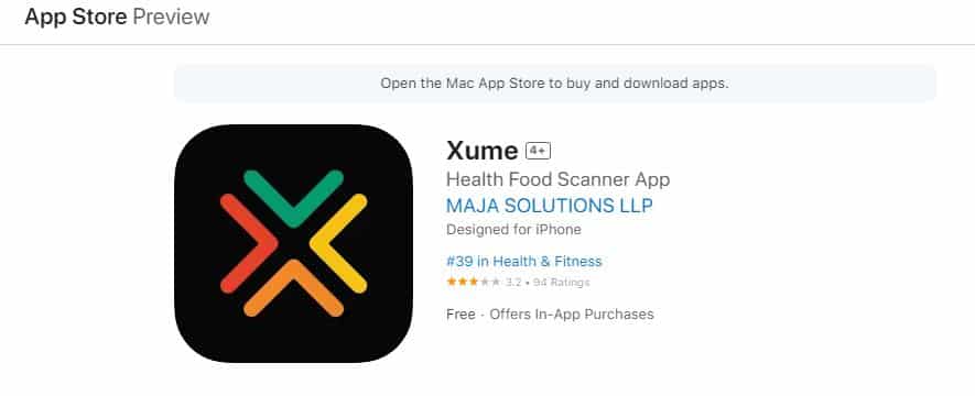 xume app on apple app store